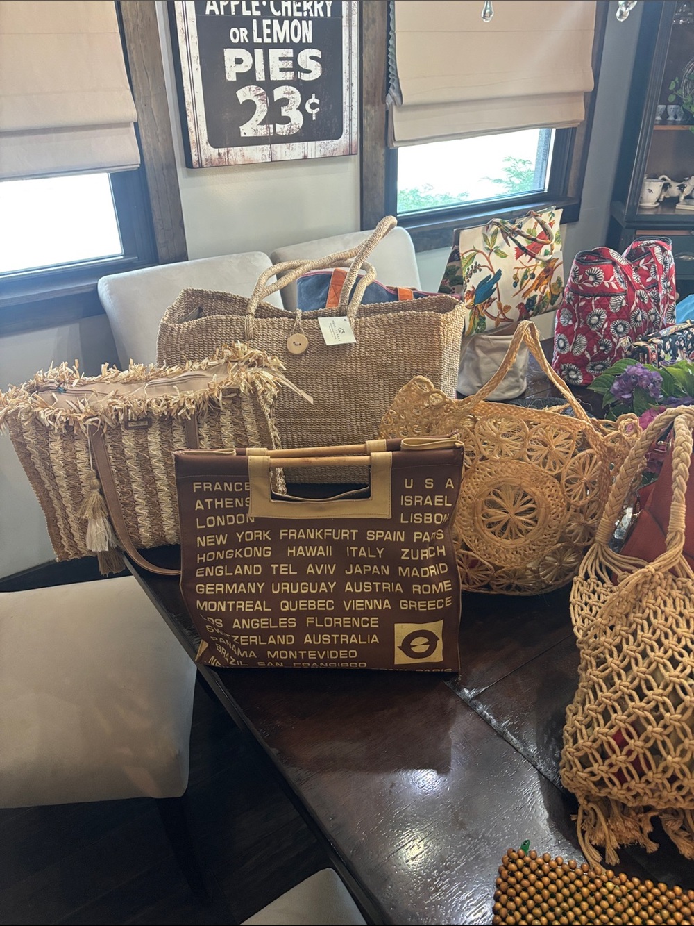 Bag Blowout Sale! Handwoven Natural Straw - Canvas - Tote Bags- and more……